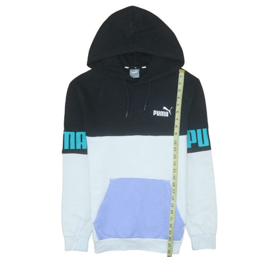 Puma Men's Multicoloured Fleece Pullover Hoodie Size S