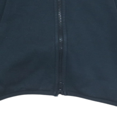 Nike Women Black XS Full Zip Hoodie Cotton Blend Athletic