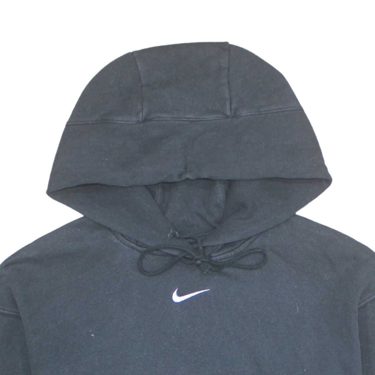 Nike Men's Black Pullover Hoodie M Fleece Sweatshirt Logo Sportswear