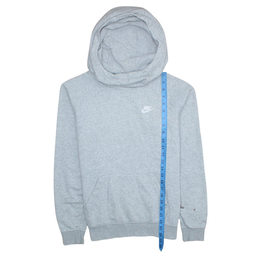 Nike Men’s Grey Pullover Hoodie Small Regular Fit Sports Style