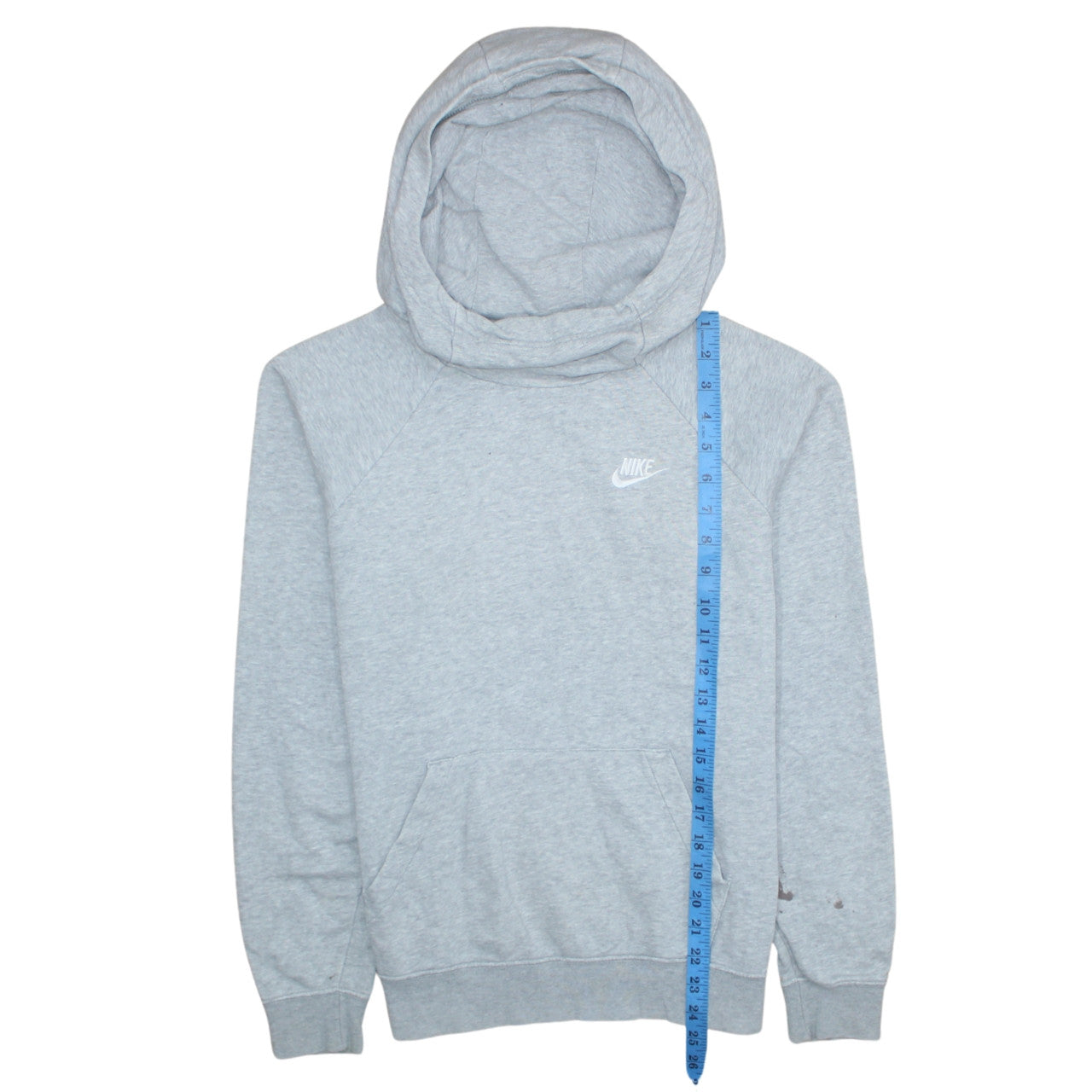 Nike Men’s Grey Pullover Hoodie Small Regular Fit Sports Style