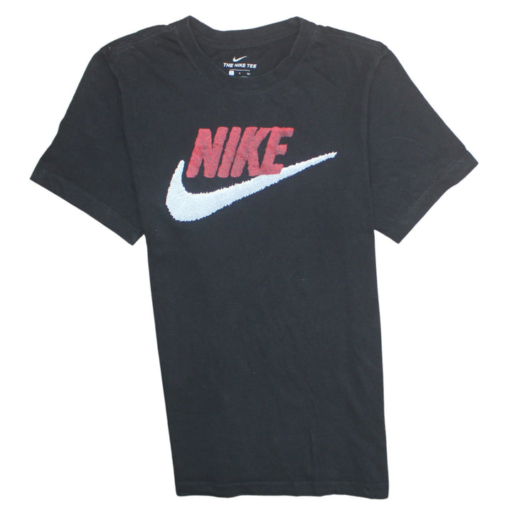 Nike Men's Black Swoosh Graphic Sports T-Shirt Size S