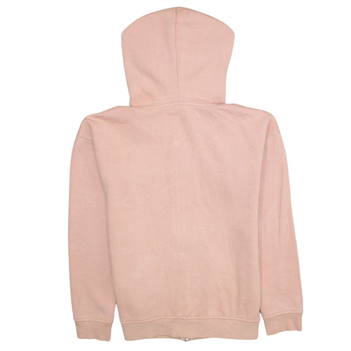 Vans Womens Pink Full Zip Hoodie XS Cotton Blend Casual Sweatshirt