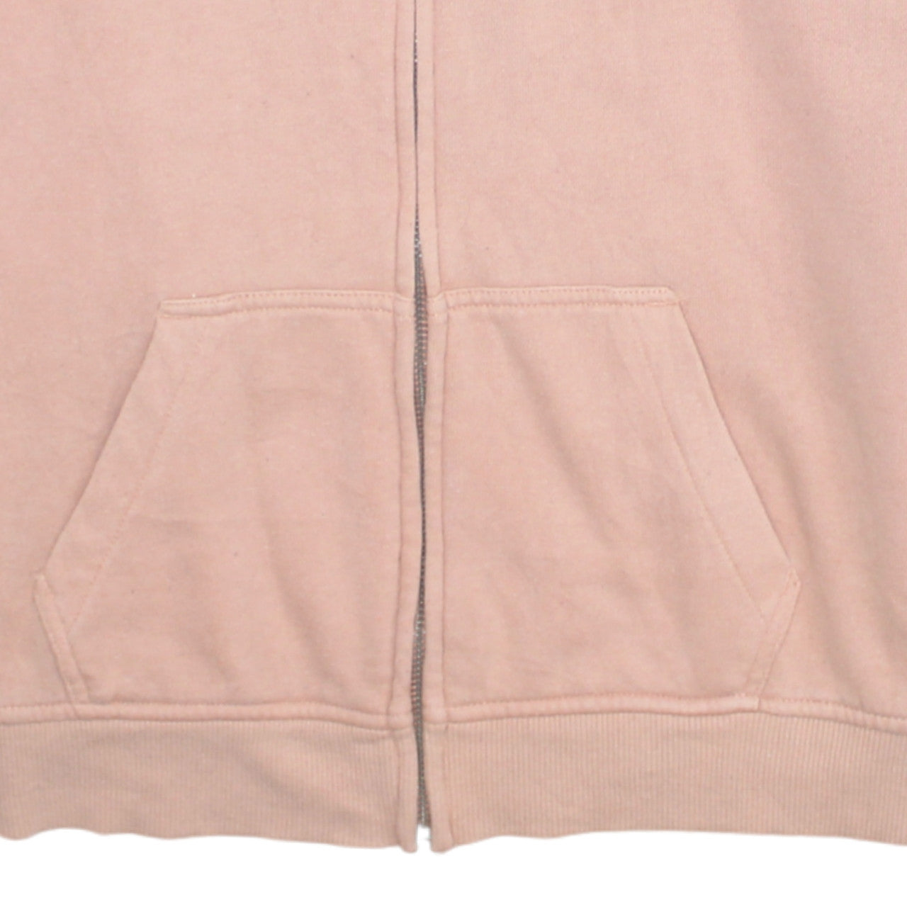 Vans Womens Pink Full Zip Hoodie XS Cotton Blend Casual Sweatshirt