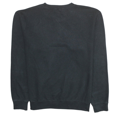 SG Unisex Black Graphic Print Pullover Sweatshirt Size L