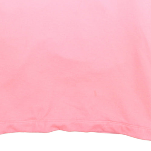Under Armour Womens White Pink Ombre Pullover Hoodie Size Small Loose Fit