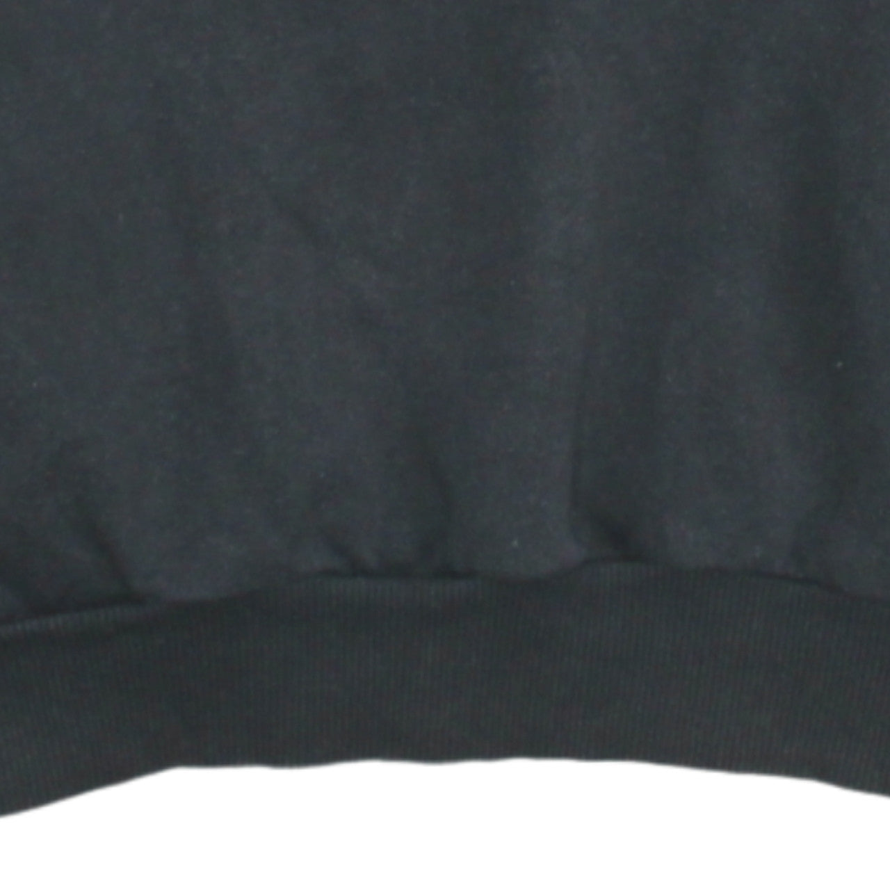 Adidas Boys Black 13-14 Years Pullover Fleece Sweatshirt Crew Neck Logo