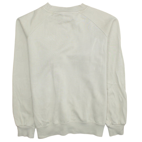 Kappa Women Beige Crew Neck Pullover Sweatshirt M Casual Cotton Blend