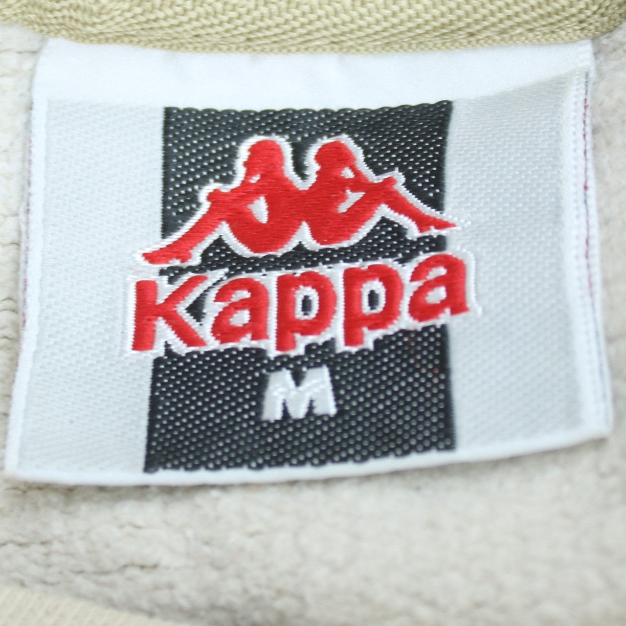 Kappa Women Beige Crew Neck Pullover Sweatshirt M Casual Cotton Blend