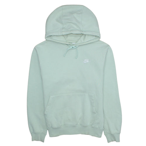 Nike Women Mint Green Pullover Hoodie Small Cotton Blend