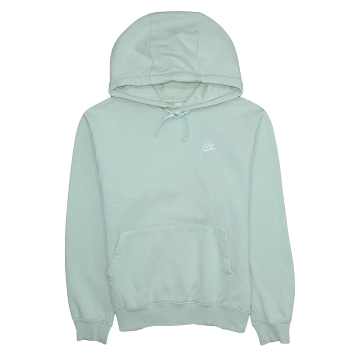 Nike Women Mint Green Pullover Hoodie Small Cotton Blend