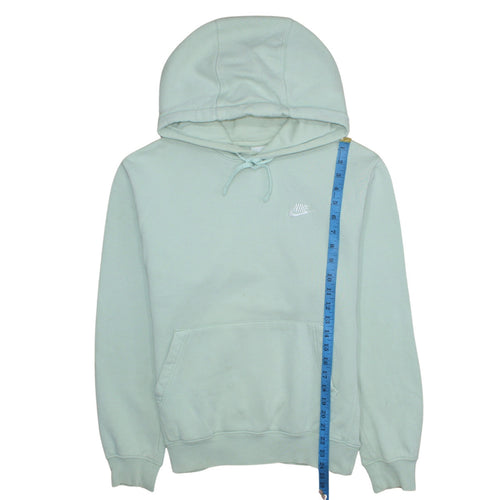 Nike Women Mint Green Pullover Hoodie Small Cotton Blend