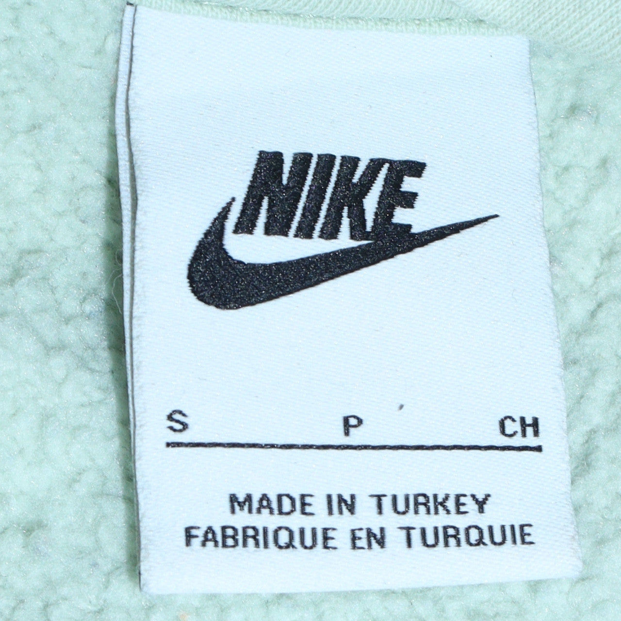 Nike Women Mint Green Pullover Hoodie Small Cotton Blend