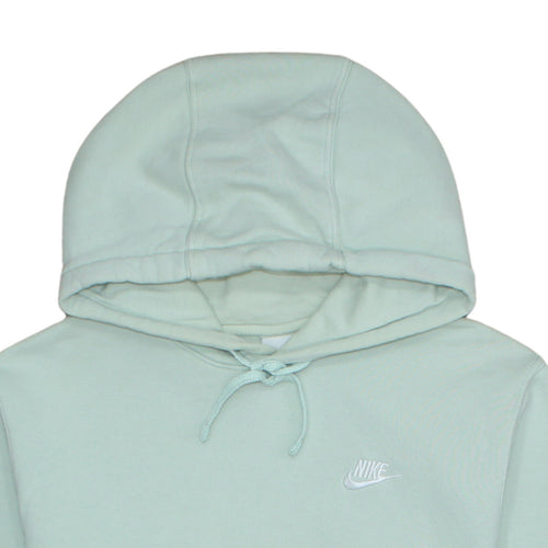 Nike Women Mint Green Pullover Hoodie Small Cotton Blend