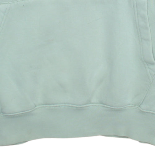 Nike Women Mint Green Pullover Hoodie Small Cotton Blend