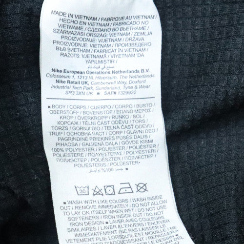 Nike Men's Black Dri-FIT 1/4 Zip Running Top Size S