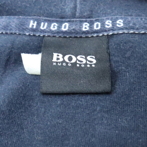 Hugo Boss Mens Blue Full Zip Hoodie Size M Regular Fit