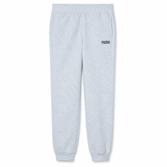 Front view of Puma boys’ grey jogger sweatpants 13-14 years fleece trousers
