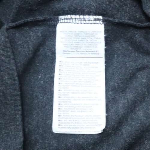 Nike Men's Black Long Sleeve Just Do It Crew Neck T-Shirt Size M