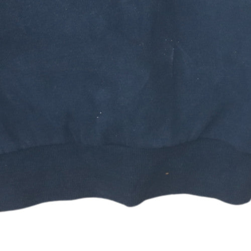 Ellesse Womens Navy Blue Crew Neck Pullover Sweatshirt UK 8