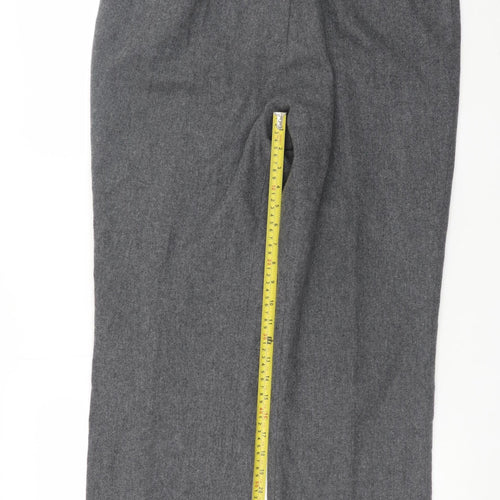 Cotswold Collections Women Grey Wool Dress Pants Size 16 Classic Fit