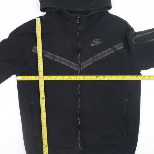 Nike Teens Black Full Zip Hoodie L Fleece Sportswear