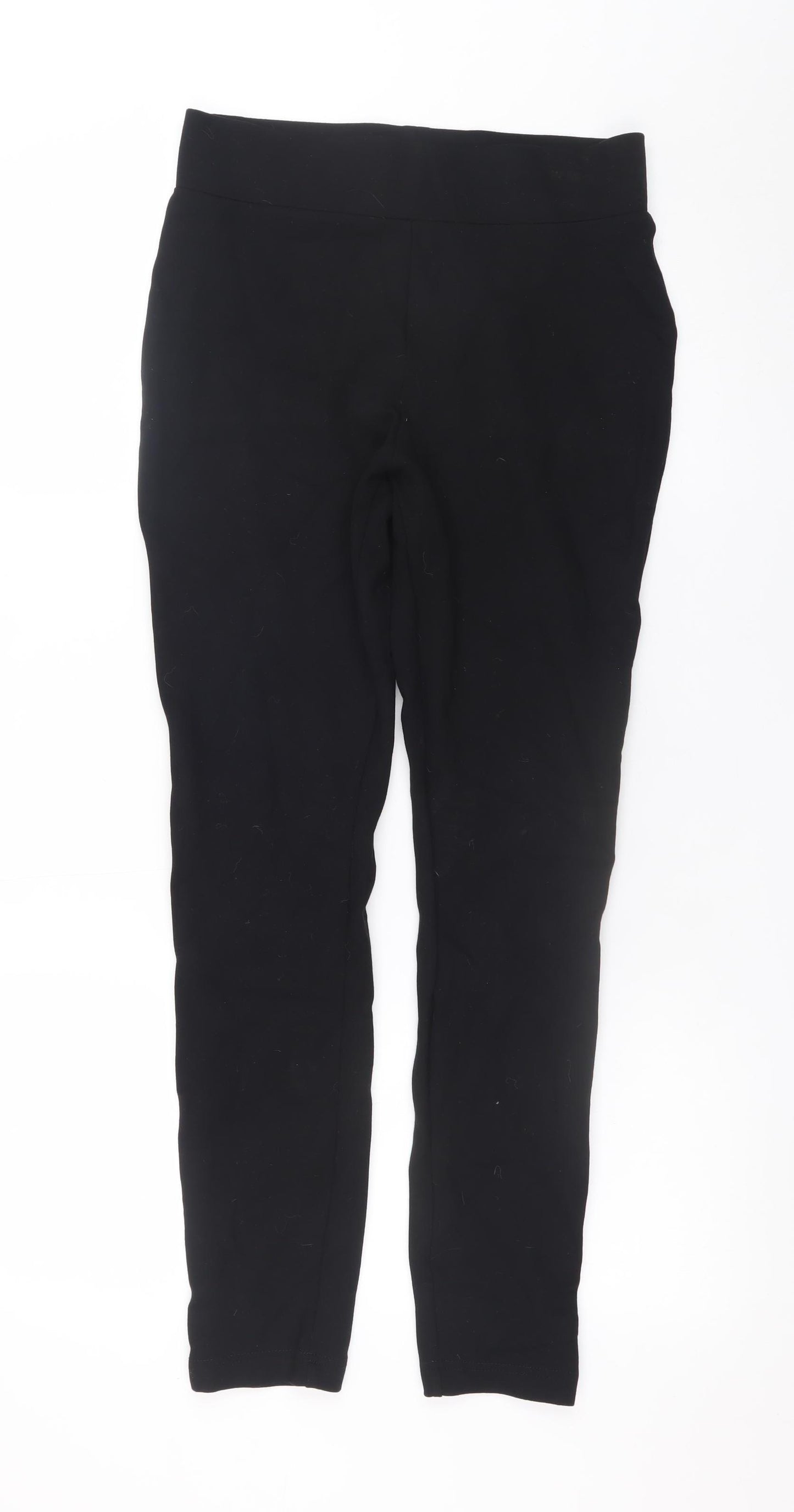Next Women Black Size 12R Ankle Length Stretch Leggings