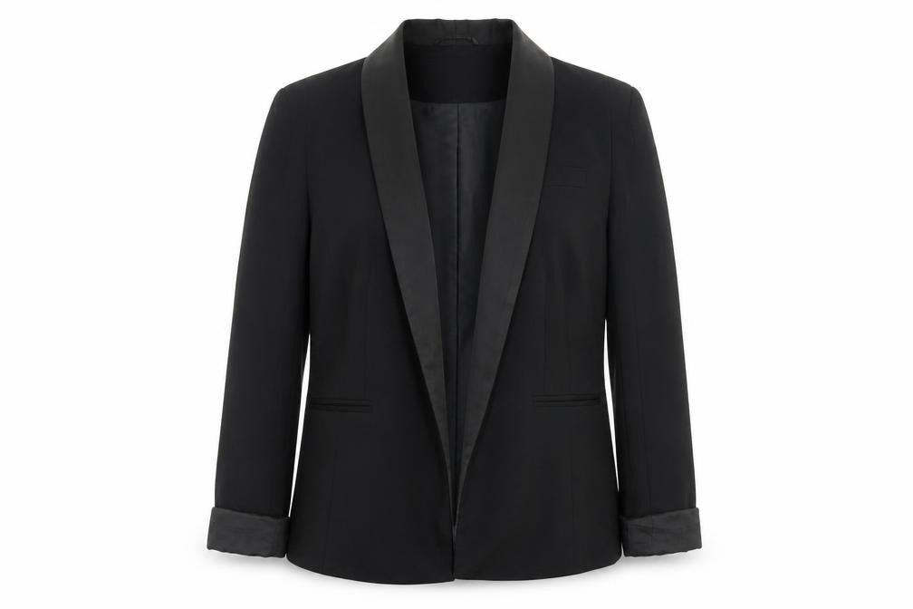 Miss Selfridge Women’s Black Blazer Jacket Size 12 Classic Mid-Length