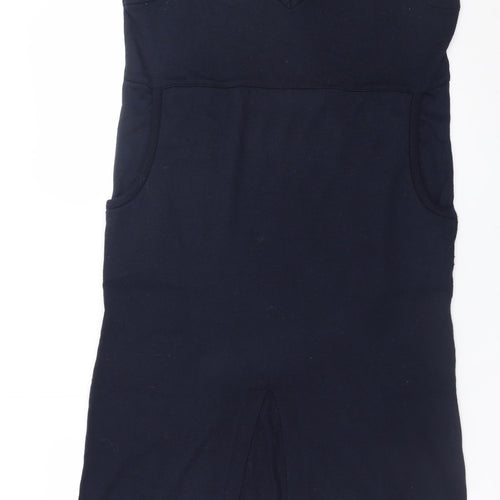 ASOS Women’s Black V-Neck Acrylic Knit Jumper Dress Size 10