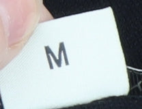 John Smedley Women's Black Merino Wool Wrap Jumper M