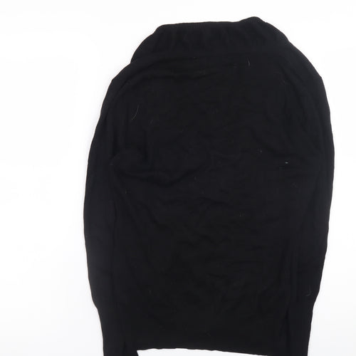 Mint Velvet Women's Black Size 10 V-Neck Buttoned Cardigan