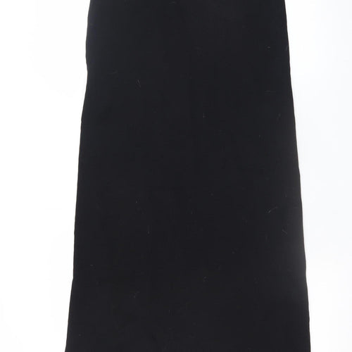 Monki Women’s Black Knit Wrap Midi Skirt Size S