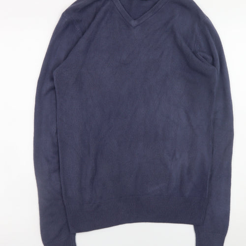 Kensington Dockside Men's Blue V-Neck Pullover Jumper M