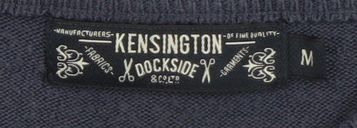 Kensington Dockside Men's Blue V-Neck Pullover Jumper M