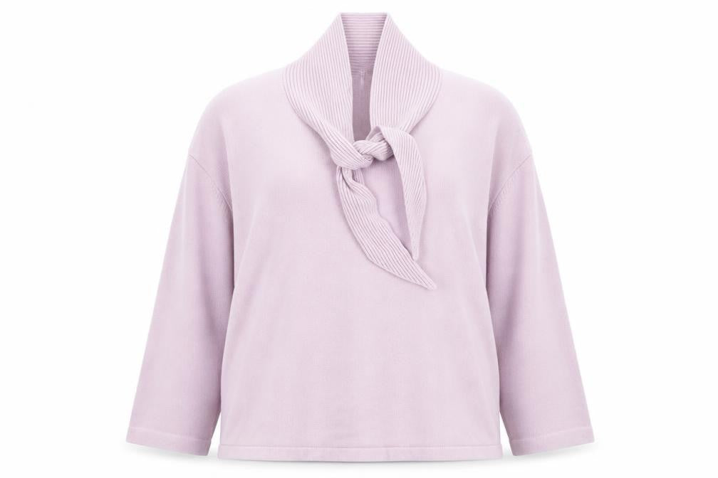 Janique Womens Pink Acrylic Cowl Neck Jumper Size 24