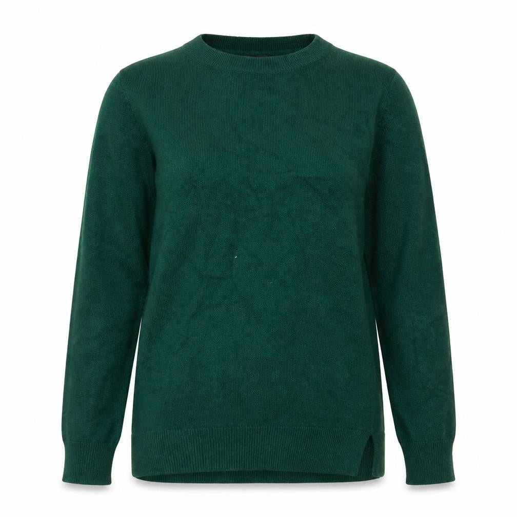 Marks and Spencer Women Green Size 6 Crew Neck Acrylic Jumper
