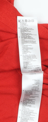 Debenhams Women’s Red V-Neck 3/4 Sleeve Pullover Jumper L