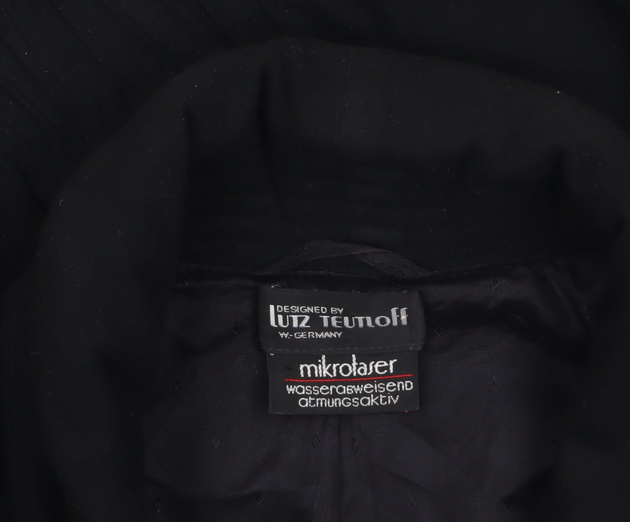 Lutz Teutloff Womens Black Size 12 Bomber Jacket Water Resistant