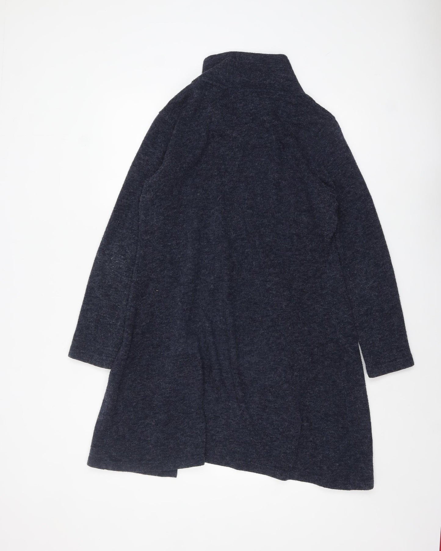 Lily and Me Women's Blue High Neck Long Sleeve Cardigan Size 12
