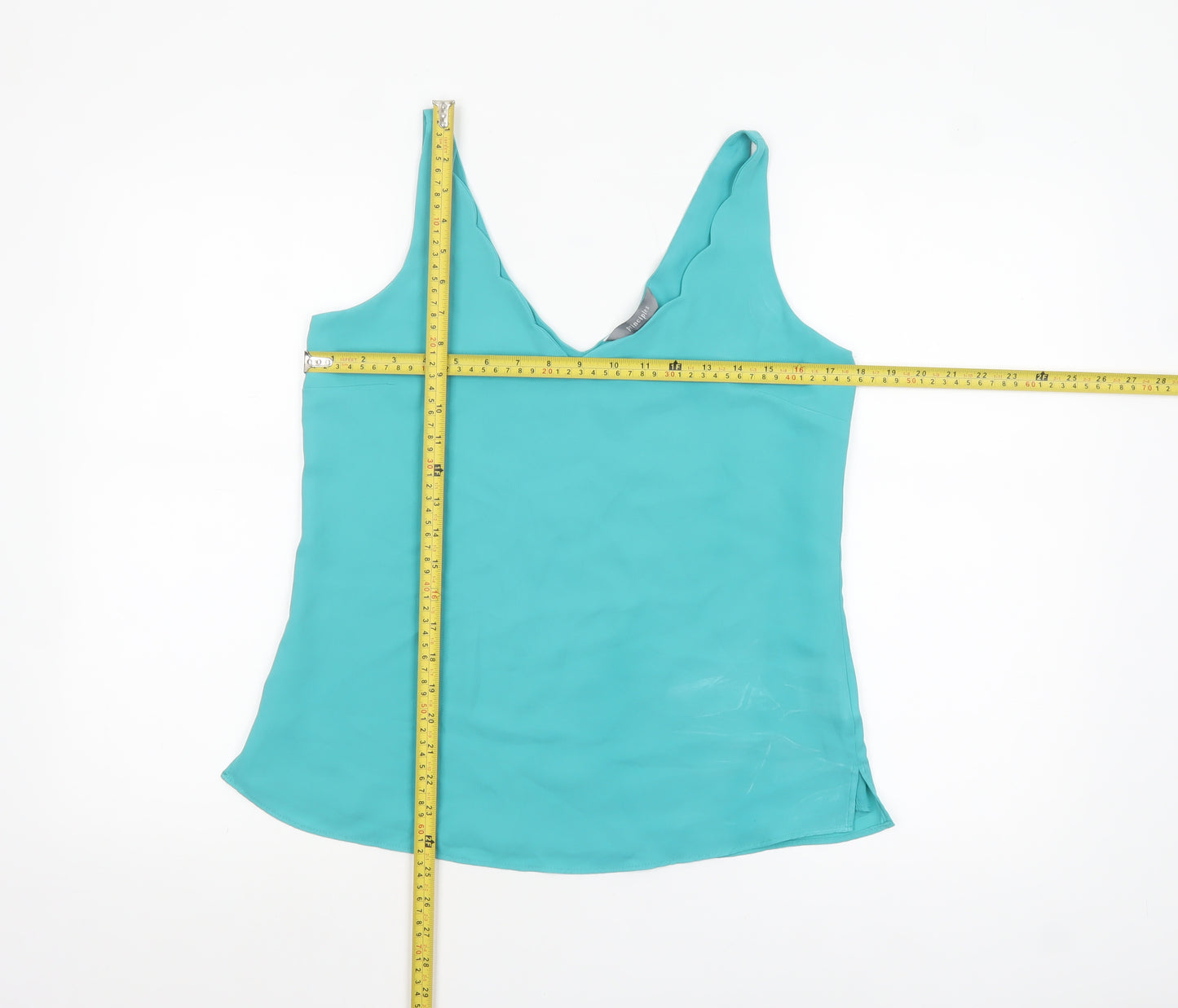 Principles Women Blue Size 8 Camisole Sleeveless Top