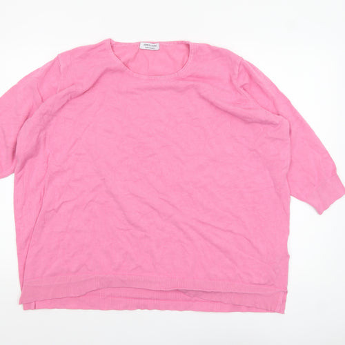 JD Williams Women Pink Plus Size 28 Knit Pullover Jumper