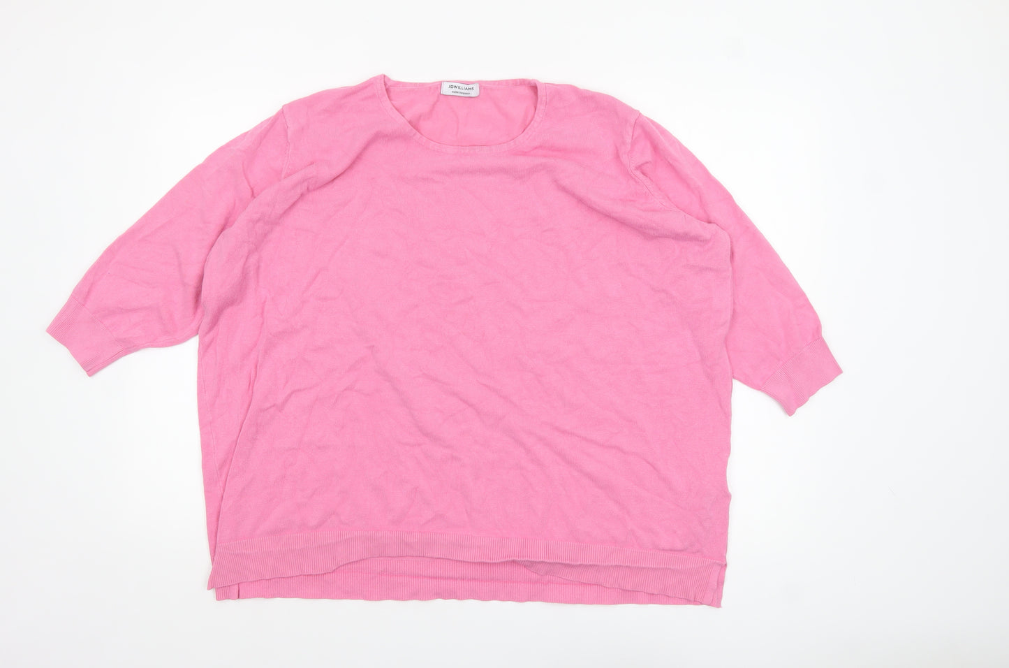JD Williams Women Pink Plus Size 28 Knit Pullover Jumper