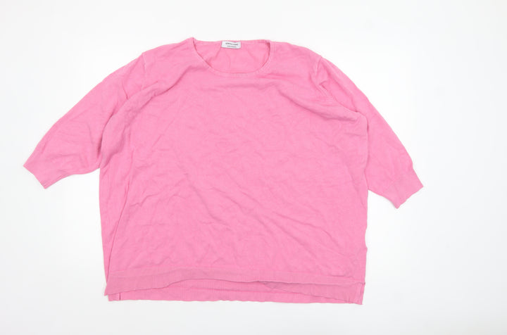 JD Williams Women Pink Plus Size 28 Knit Pullover Jumper