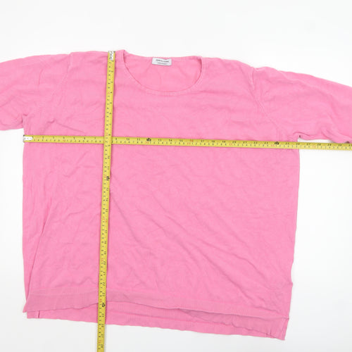JD Williams Women Pink Plus Size 28 Knit Pullover Jumper