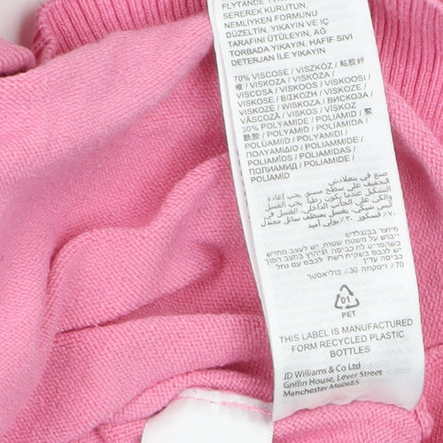 JD Williams Women Pink Plus Size 28 Knit Pullover Jumper