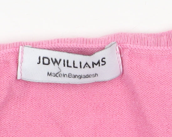 JD Williams Women Pink Plus Size 28 Knit Pullover Jumper