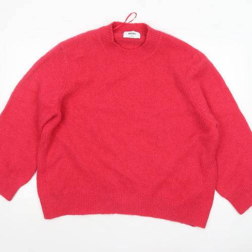Primark Rita Ora Women’s Pink Wool Blend Crew Neck Jumper Size S