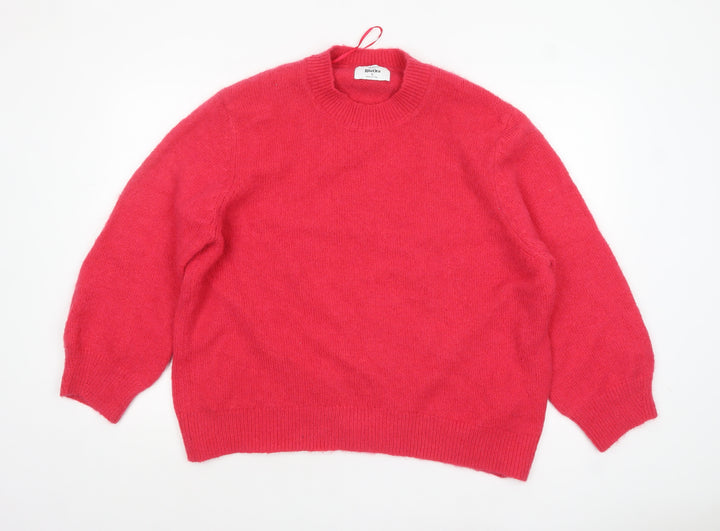 Primark Rita Ora Women’s Pink Wool Blend Crew Neck Jumper Size S