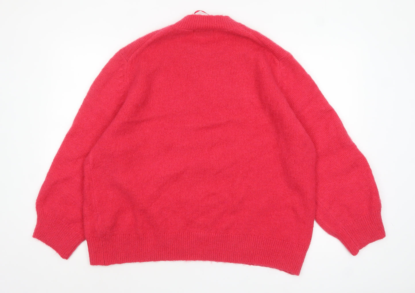 Primark Rita Ora Women’s Pink Wool Blend Crew Neck Jumper Size S