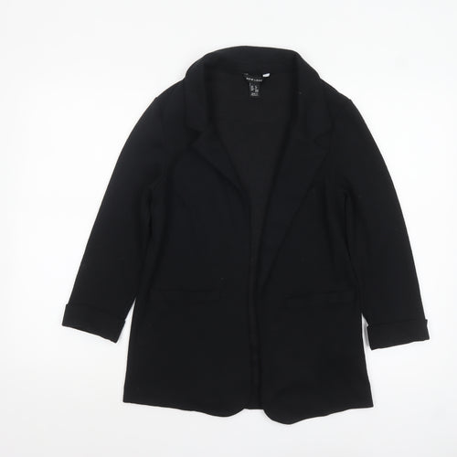 New Look Women's Black Size 8 Classic Single-Breasted Blazer